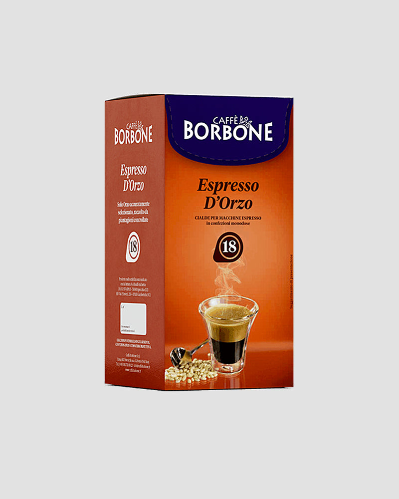 18 Cialde Espresso d'Orzo ESE 44mm Caffè Borbone - Coffee