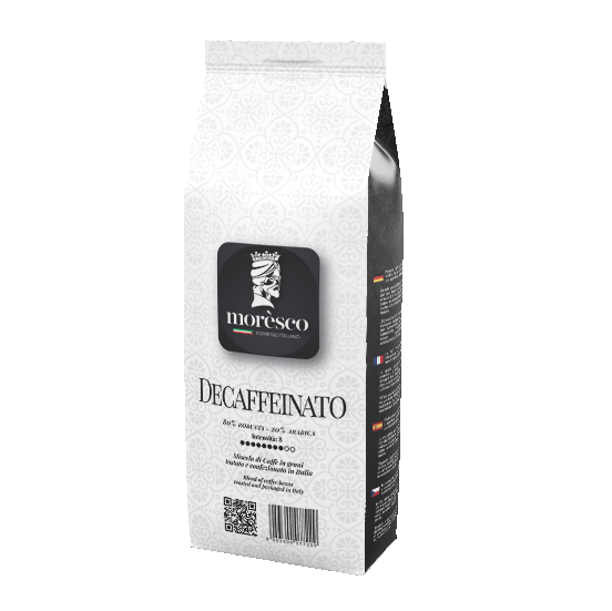 Caffè in grani DECAFFEINATO 1 KG – Caffè Moresco