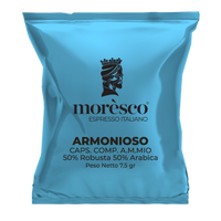 100 Capsule Compatibili A Modo Mio ARMONIOSO – Caffè Moresco