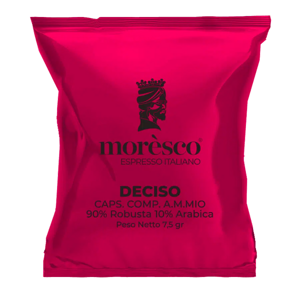CAPSULE A MODO MIO COMPATIBILI MORESCO MISCELA DECISO 100 PZ– Caffè Moresco
