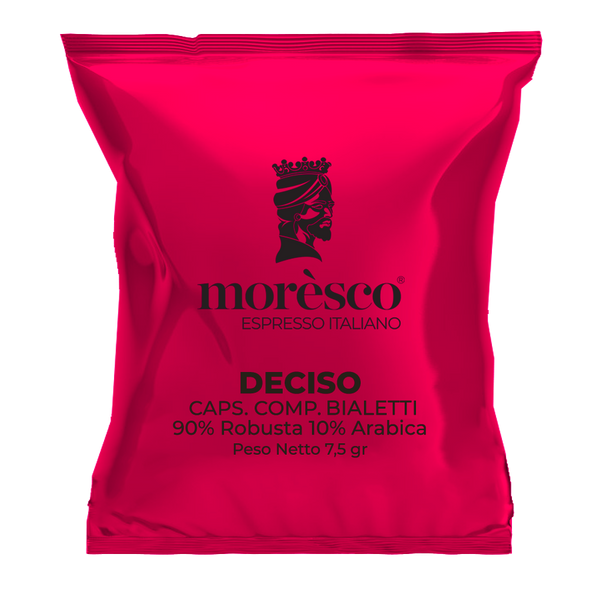 100 Capsule Compatibili Bialetti DECISO – Caffè Moresco