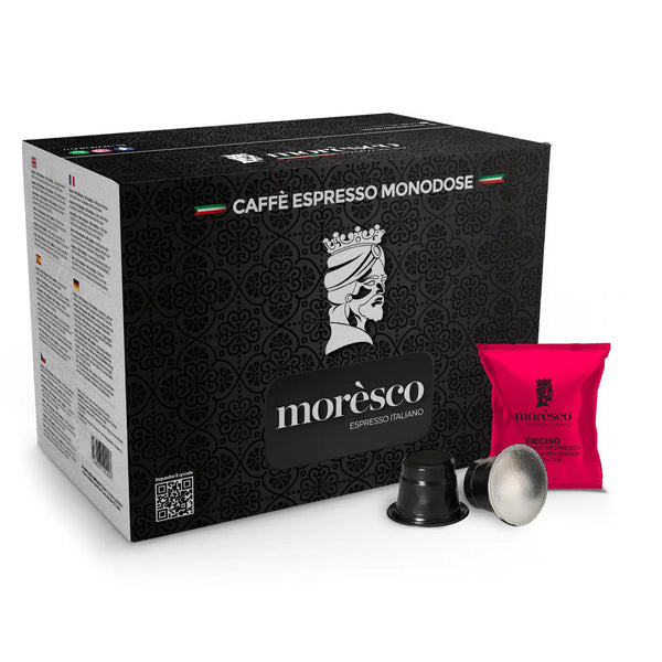 100 Capsule Compatibili Nespresso DECISO – Caffè Moresco