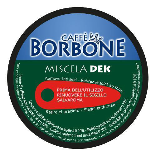 BORBONE Capsule Caffè Miscela DEK Compatibili con macchine a marchio Nescafé ®* Dolce Gusto ®* - Coffee Break Shop