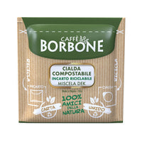 Cialde ESE 44 mm Caffè Borbone miscela VERDE DEK 50 - 100 - 150 PZ INCARTO RICICLABILE - Coffee Break Shop