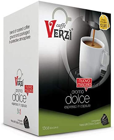 VERZI CAFFè CAPSULA Compatibile DOLCE GUSTO® NESCAFè  50 PZ - MISCELA Aroma DOLCE - Coffee Break Shop