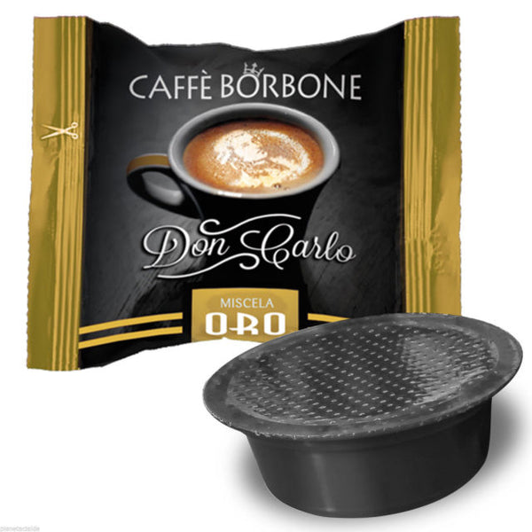 BORBONE CAPSULE DON CARLO ORO 50 - 100 PZ - Coffee Break Shop